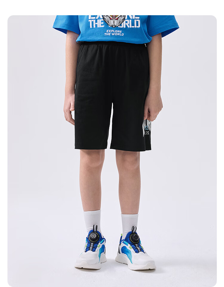 BALABALA Children's Clothing, Kids' Pants, Summer Thin Shorts, 2025 Boys' Knee-Length Shorts, Quick-Drying Breathable, 208225109102 7