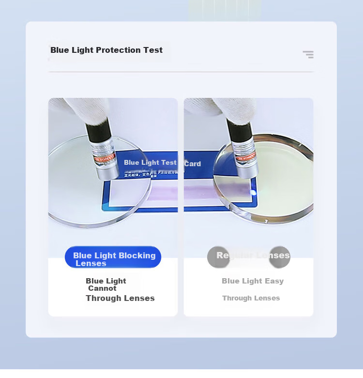 VEGOOS Myopia Glasses for Tech-Savvy Men, Ultra-Light Semi-Rimless Anti-Blue Light Radiation Flat Lens Glasses for Women, Elegant Brow-Shaped Shape, Prescription Available 5262 5