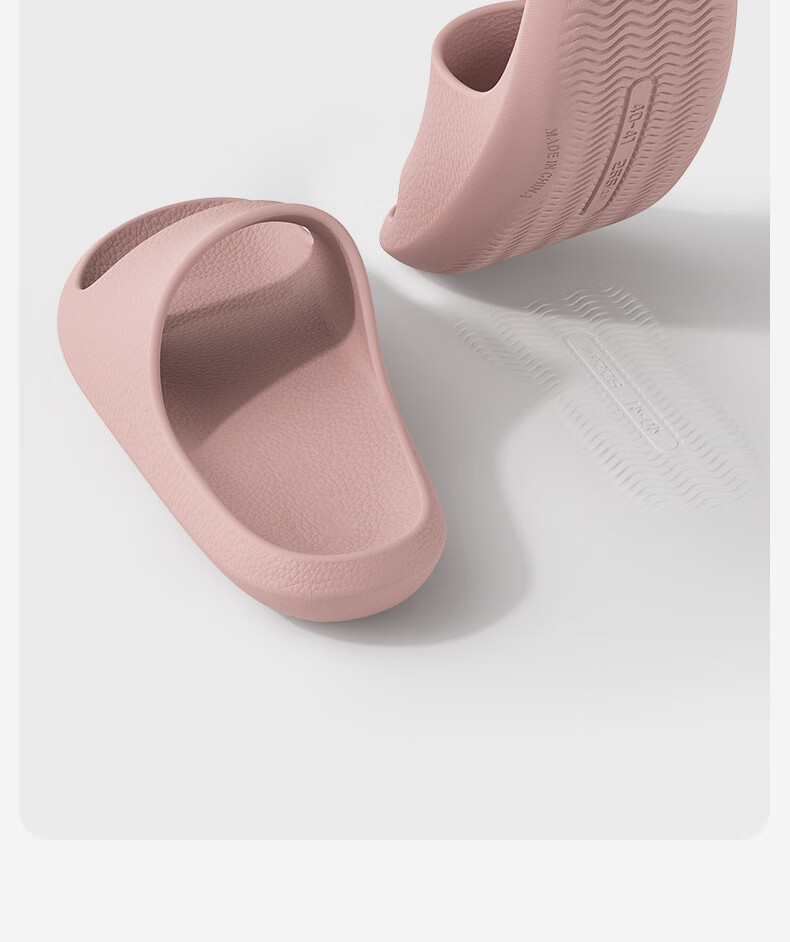GUOLUOFEI Men's Lightweight Slippers, Spring And Summer New Style, Indoor Bathroom Shower Home Non-Slip Slippers for Women, Pink, Size 40-41 6