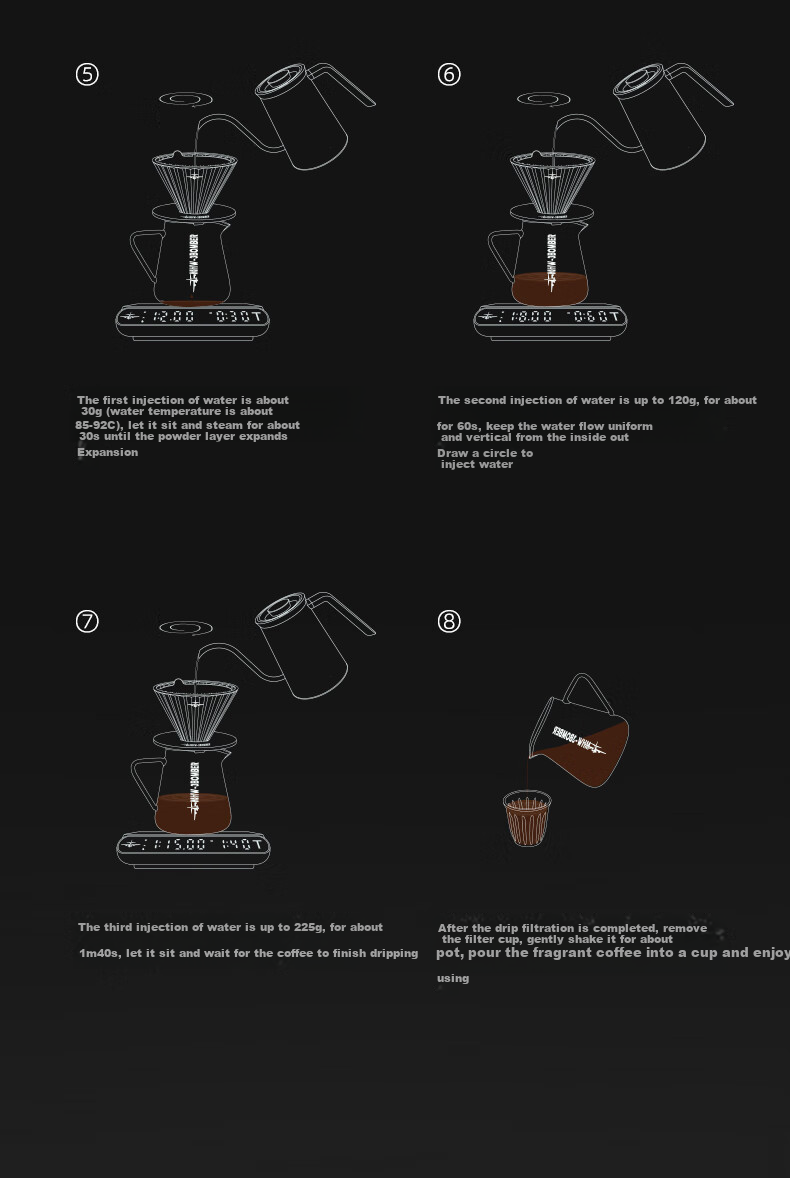 MHW-3BOMBER Bomber [Gift] B3 Tactical Box Hand-Brew Coffee Maker Set Gift Box Camping Portable Coffee Grinder 13