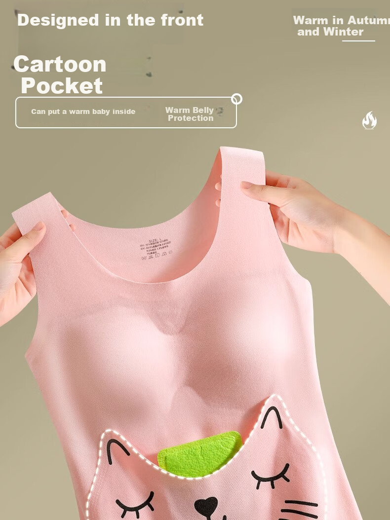 YUZHAOLIN Children's Thermal Vest for Girls with Chest Pads, Seamless Wool Silk Bra for Puberty Girls Aged 9-12 And 16 8