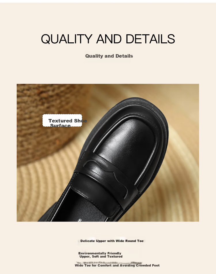 ZHR Women's Loafers with Chunky Heel, Soft Sole, Casual Women's Shoes, Retro Round Toe Shoes FTEP09 Black 38 4