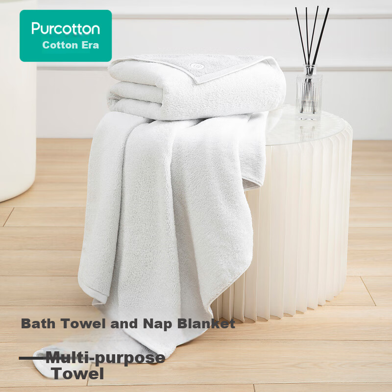 PurCotton Банное полотенце из длинноволокнистого хлопка, мягкое и плотное, для домашнего использования, впитывающее полотенце для лица – Холодная ванна 90*150 см