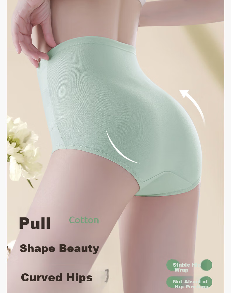 JOYNCLEON High-Waisted Tummy Control Underwear for Post-Cesarean Section, Belly Slimming Cotton Waist Trainer Butt-Lifting Seamless XXL Jnk153127 11