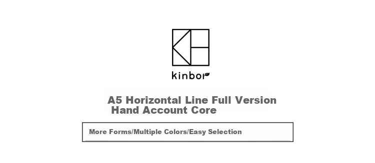 Kinbor 144 Sheets A5 Lined Notebook Refill/Planner Inner Pages, Upgraded Version DTB6608-1 Gift 1