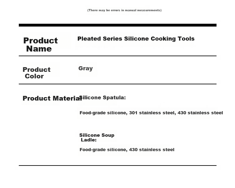 Buydeem Silicone Spatula for Home Cooking, Non-Stick Pan Special Soup Ladle CPA13 Silicone Soup Ladle Gray 10