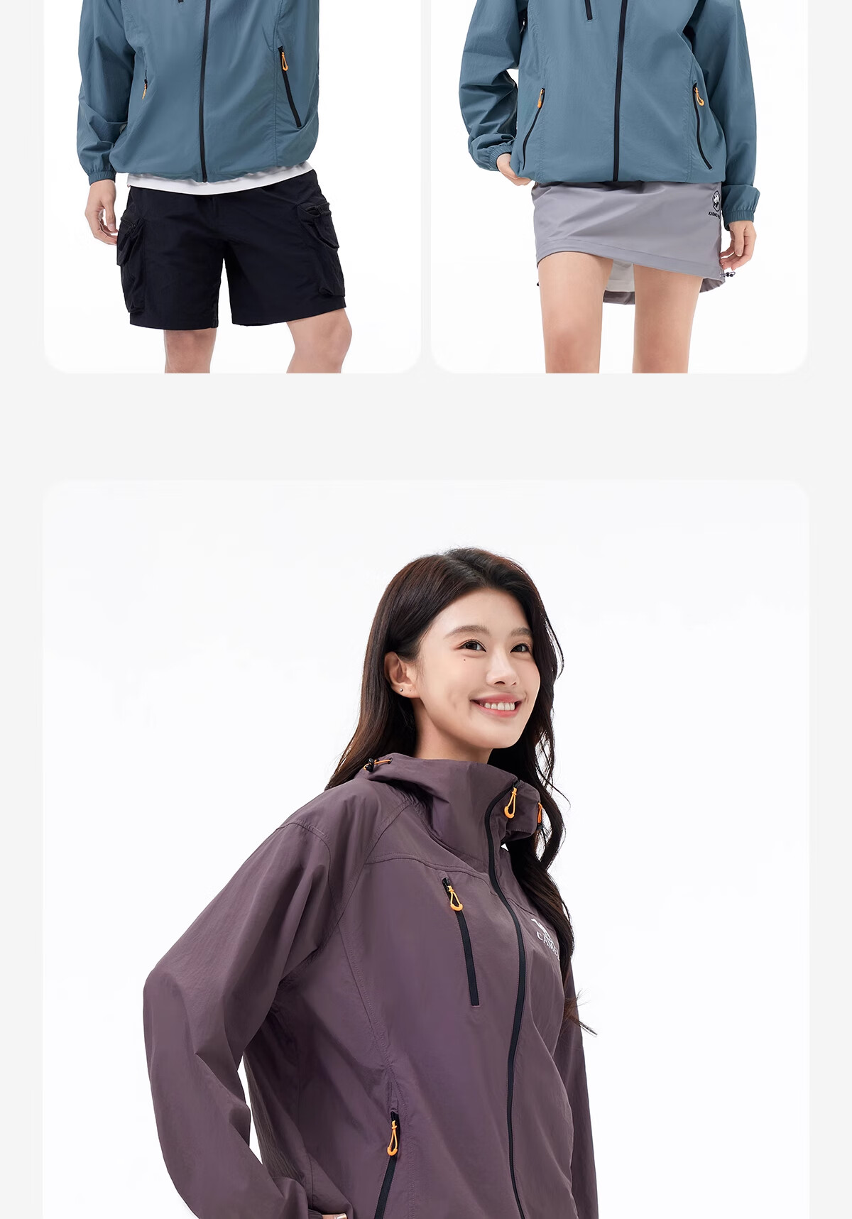 CAMEL Mukguang Outdoor Original Yarn Sun Protection Jacket Unisex 2025 Summer UV Protection Lightweight Breathable Coat L 25