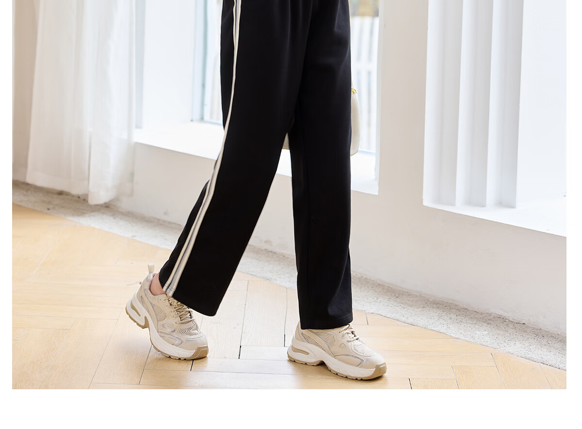 Halo Queen Casual Wide-Leg Pants for Women with Side Stripes Design, High-Waisted Loose Straight-Leg Trousers for Petite Figures H143K2003 25