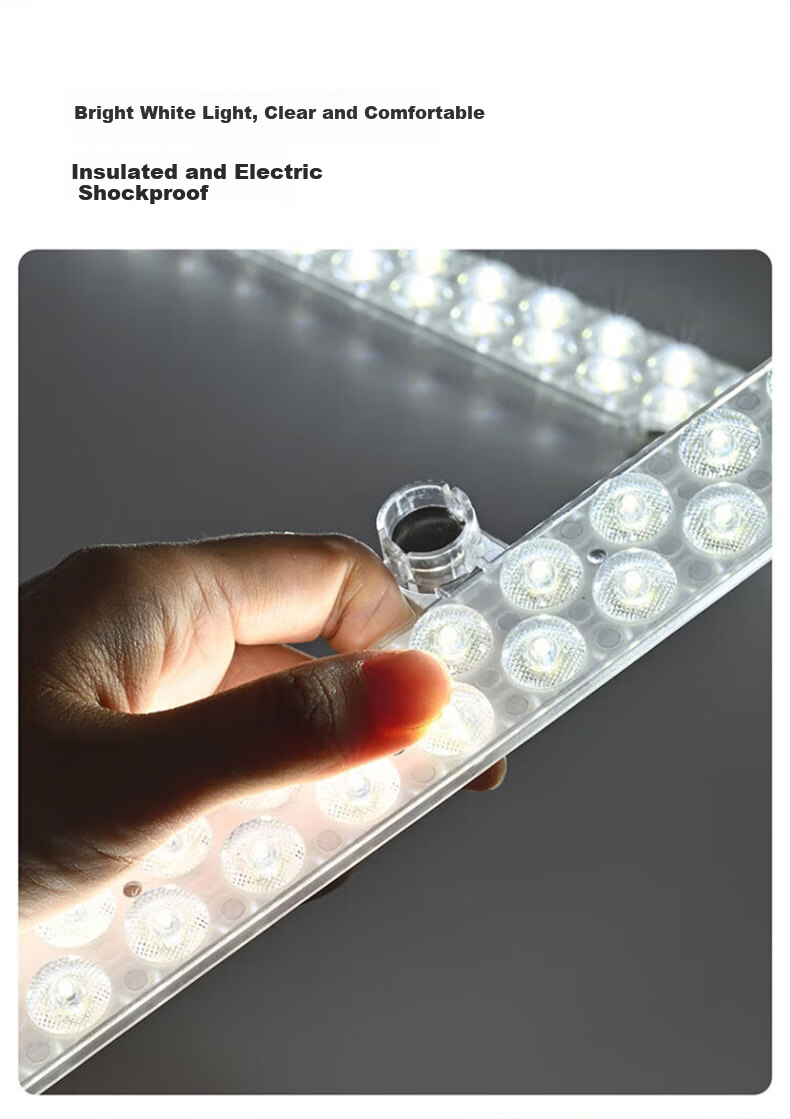 OPPLE LED Magnetic Light Strip Ceiling Light Replacement Light Source Module, Light Panel Retrofit Light Board Patch, White Light 5700K, Light Core 24W, 1 Piece, Luminous Flux 2200lm/ 5