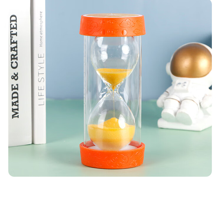 Extreme Space Hourglass Timer 10-Minute Creative Birthday Gift Desktop Ornament for Friends Kiwi Design 4