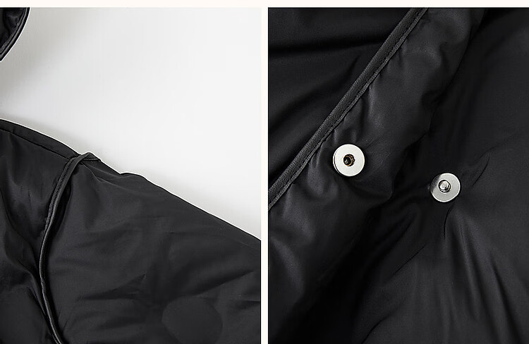 Dme [Winter Snow] Winter Hooded Loose 90% Duck Down Spring Yarn down Jacket for Women, Mid-Length Coat, Chocolate, M 7