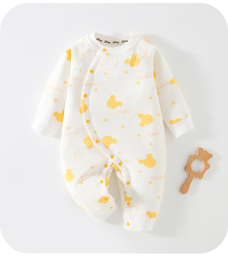 Disney Baby Clothes, 60g Newborn Onesie, Padded Full Moon Infant Romper, Hundred Days Sleepwear, Spring Autumn Winter Seaso 7