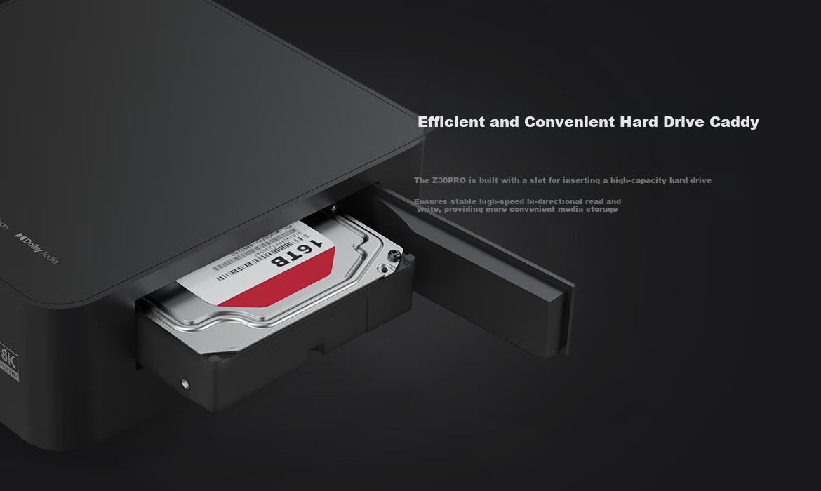ZIDOO Z30PRO Blu-Ray HD Hard Drive Player, 8K UHD HDR Dolby Vision Player, Home Theater Player-V11 Infrared Remote Control 6