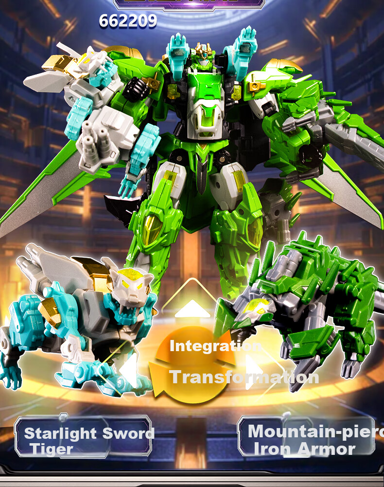 DISON Transforming Alliance 5 Beast Wars Chronicles Shockwave Triple Changer Transforming Toy Car, Transformers Boys' Birthday Gift 2