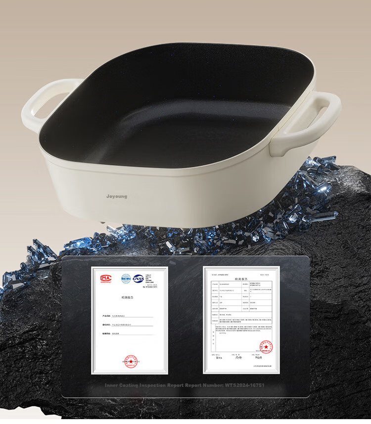 Joyoung Household Multi-Functional Pot, 6L Large Capacity, Detachable Electric Hot Pot, 10 Heat Settings, Non-Stick Inner Pot, Electric Cooking Pot HG60-G850 22