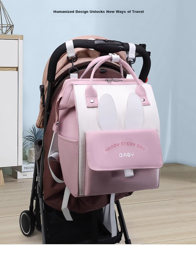 FENYE Diaper Bag Backpack, Large Capacity, Lightweight, for Mothers And Babies, Travel-Friendly, Stain-Resistant, Water-Repellent, Crossbody Bag 7