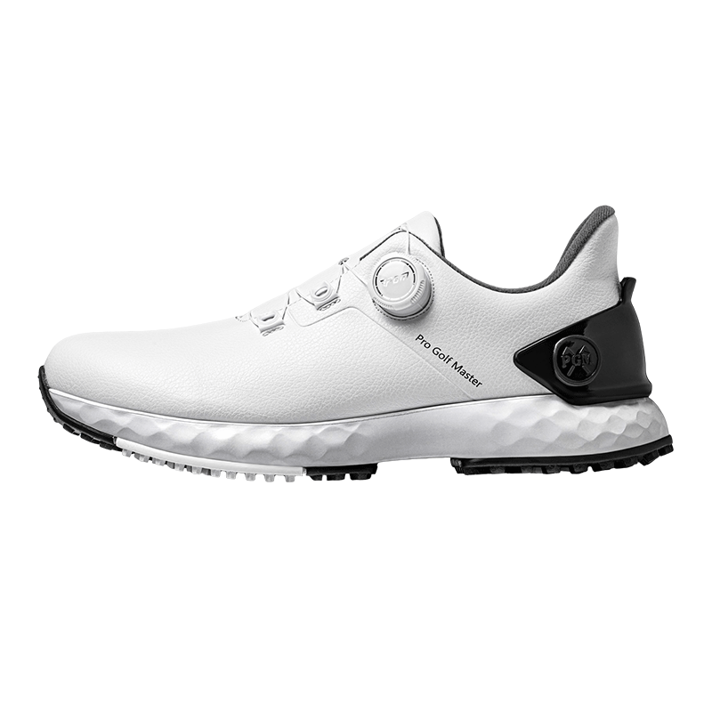 PGM Golf Shoes for Men, Comfortable Shock-Absorbing Sports Sneakers with Rotary Buckle Straps, Waterproof And Non-Slip, Size 42