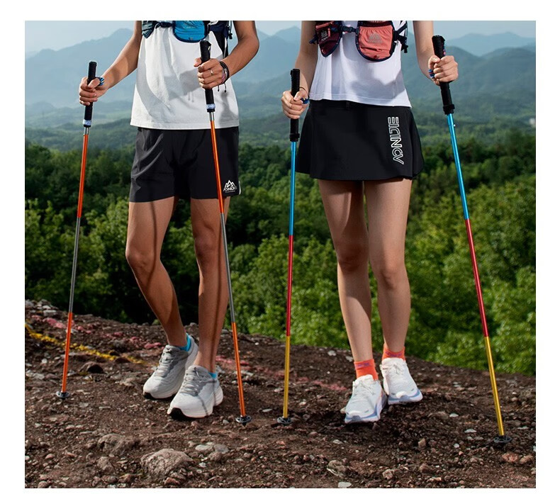 AONIJIE AONIJIE Telescopic Trekking Pole, Ultra-Light Outdoor Hiking And Cross-Country Non-Carbon Fiber Portable Adjustable Climbing Stick 12