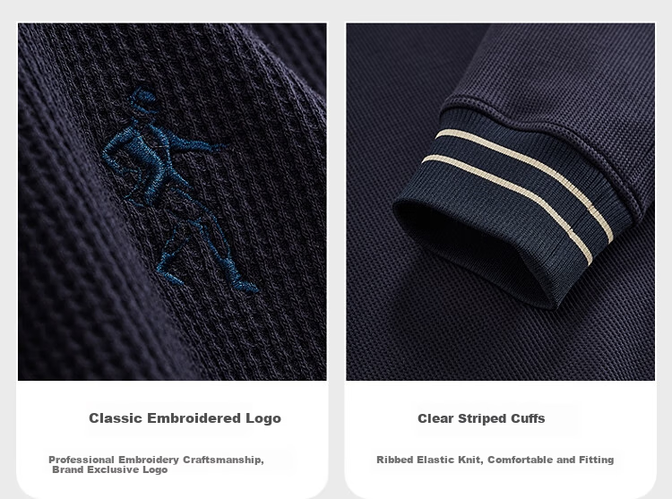 DANCING WOLVES [Heavy Fleece Lining] Textured Workwear Style Lapel Warm Skin-Friendly Sweatshirt Jacket, 102 Dark Blue, Size 165 3