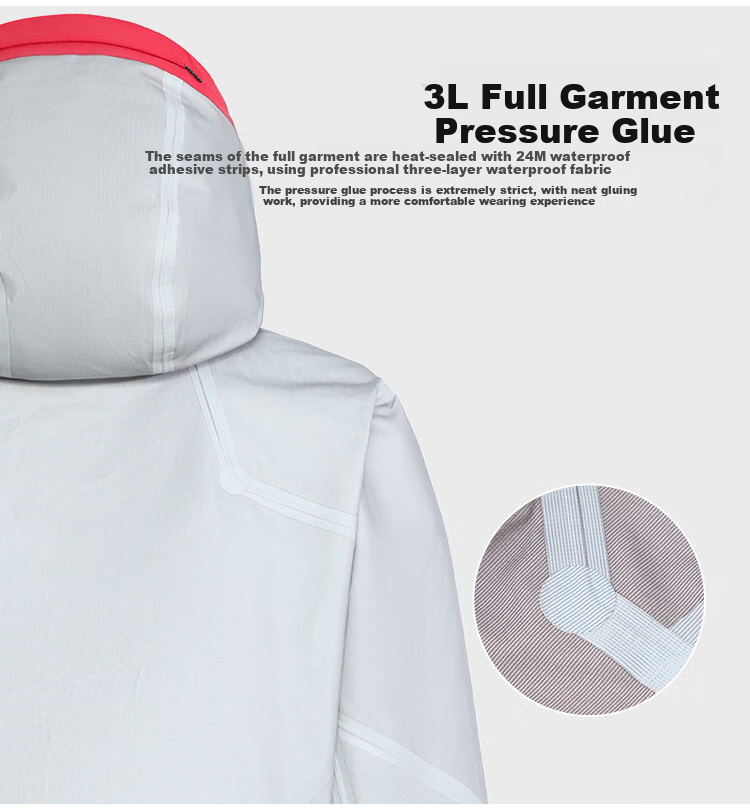 Pioneer Camp Endorsed by Lu Han, Same As Snow Eagle 2.0 Hardshell Jacket for Men, Windproof, Waterproof, Breathable Hiking And Mountaineering Clothing 5