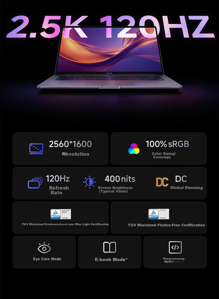 MI Notebook Redmi REDMI Book 14 2025 Thin And Light Laptop, Office Notebook, High-Performance Intel Core5-210H 14