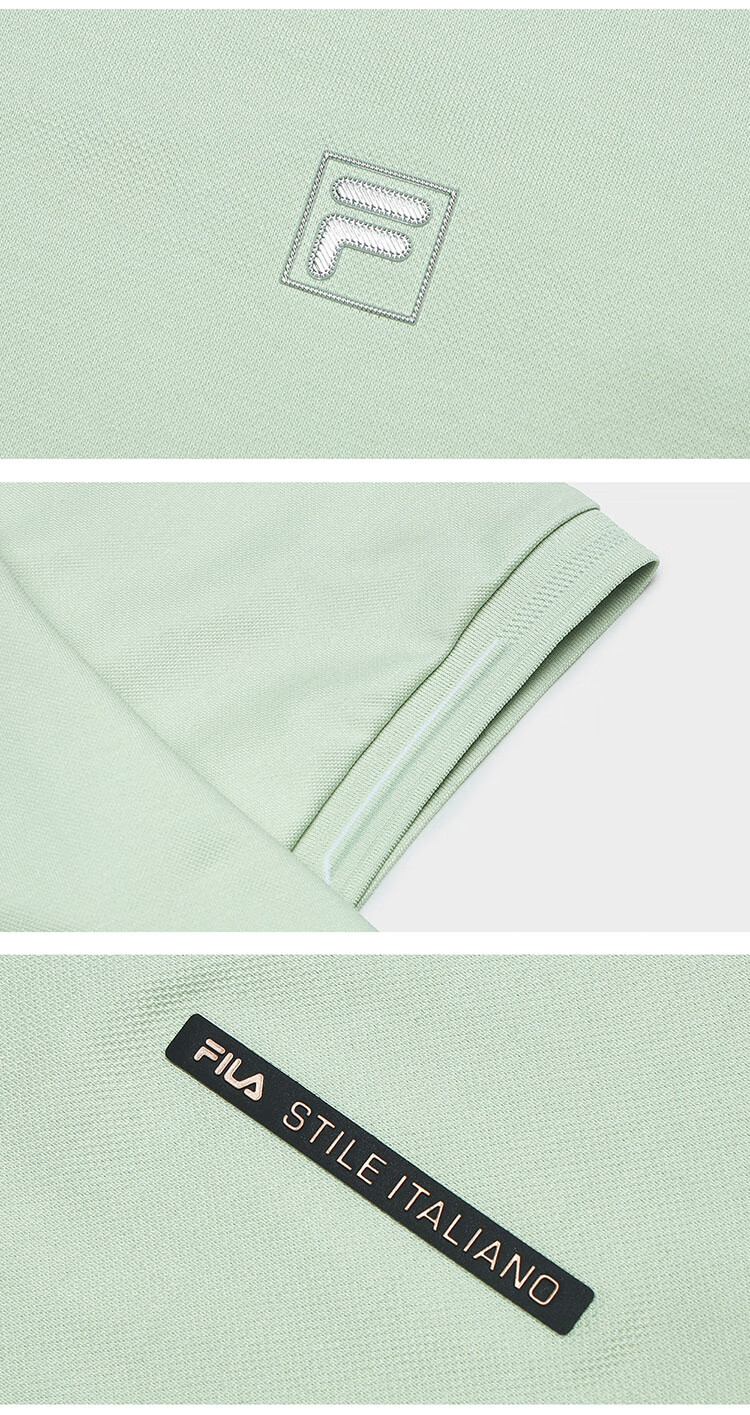 FILA Official Navigator POLO Shirt, 2026 Summer Men's Cool-Feeling Short-Sleeve Sports T-Shirt, Business Commute Top 4