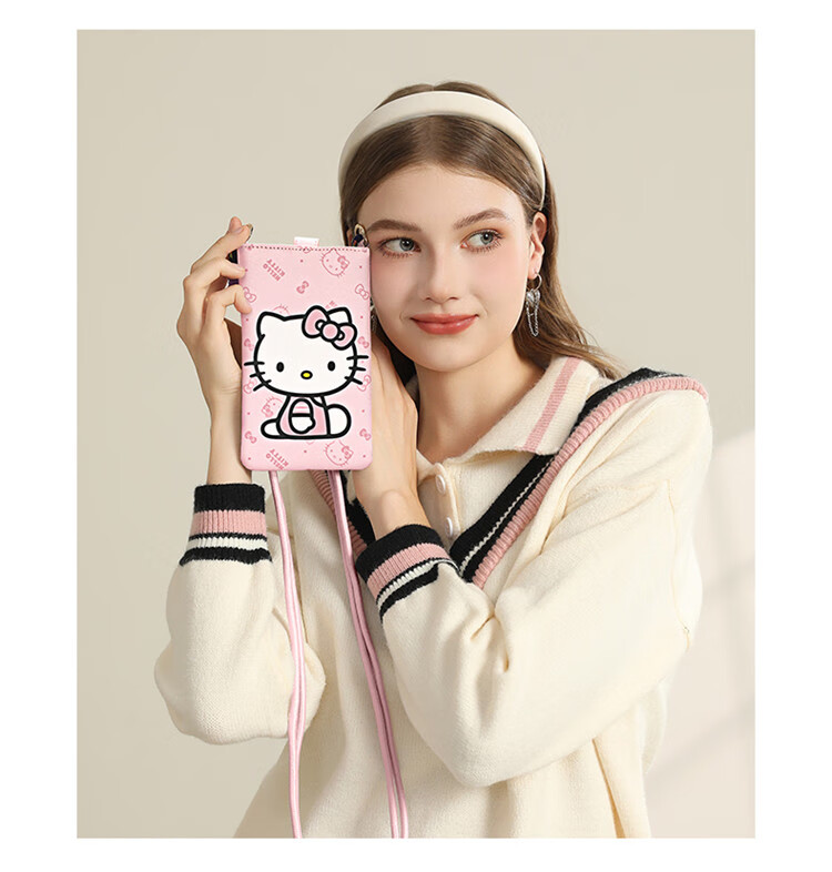 Mesuca X Kuromi Handbag, Women's Portable Phone Bag, Shoulder Crossbody Small Purse, Birthday Gift for Girls 11