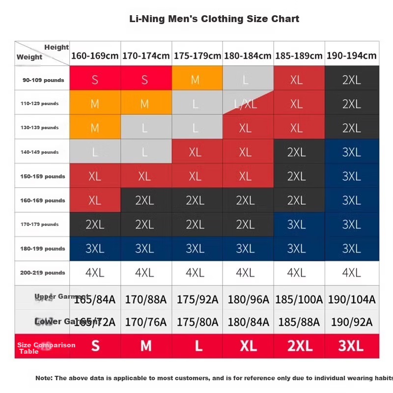 LI-NING Men's Fleece Lined Warm Sports Jogger Pants Winter Fitness Tapered Thick Casual Sweatpants 1