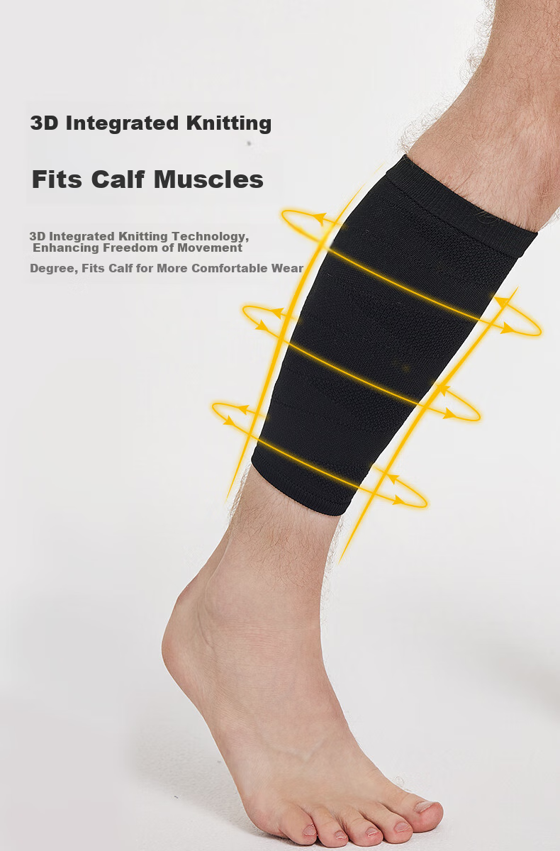 D&M Shin Guard for Men And Women, Sports Running Badminton Football Basketball Leg And Ankle Protector, One Piece 6