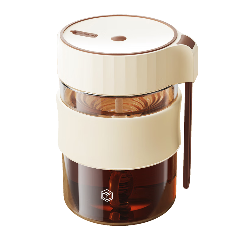 JD Jingzao Mini Cyclone Electric Stirring Glass Cup GLASS Automatic Coffee Cup Rechargeable [High Borosilicate Glass] 350ml