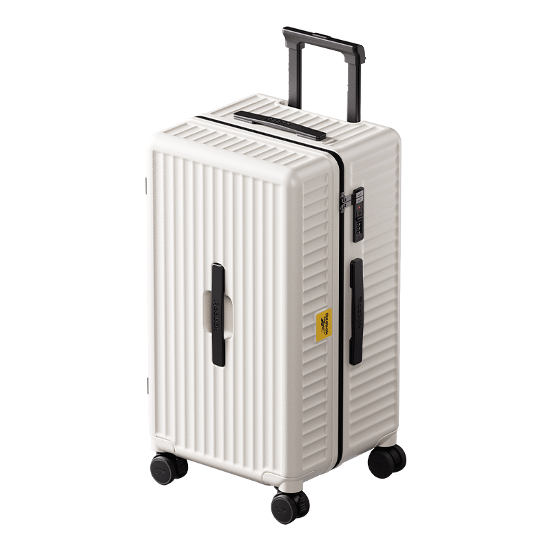 Reebok Suitcase, PC Trolley Case, Multifunctional Large Capacity Travel Luggage, Password Lock Suitcase, Leather Case, Hao Kong Bai 24 Inches
