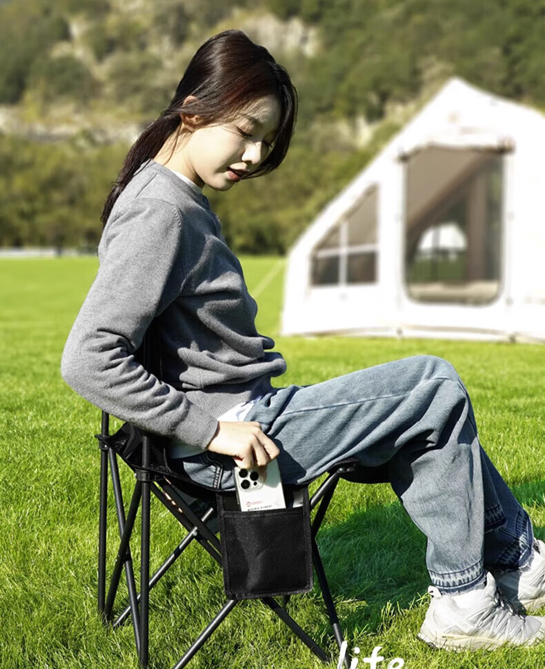 Gosoo Camping Gear Full Set Outdoor Folding Table and Chairs Portable Picnic Roll-Up Table One Table Four Chairs 10