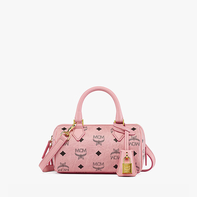 MCM [Price Increase on January 5] ELLA Mini Boston Bag Shoulder Crossbody Bag Cognac Color Gift 3