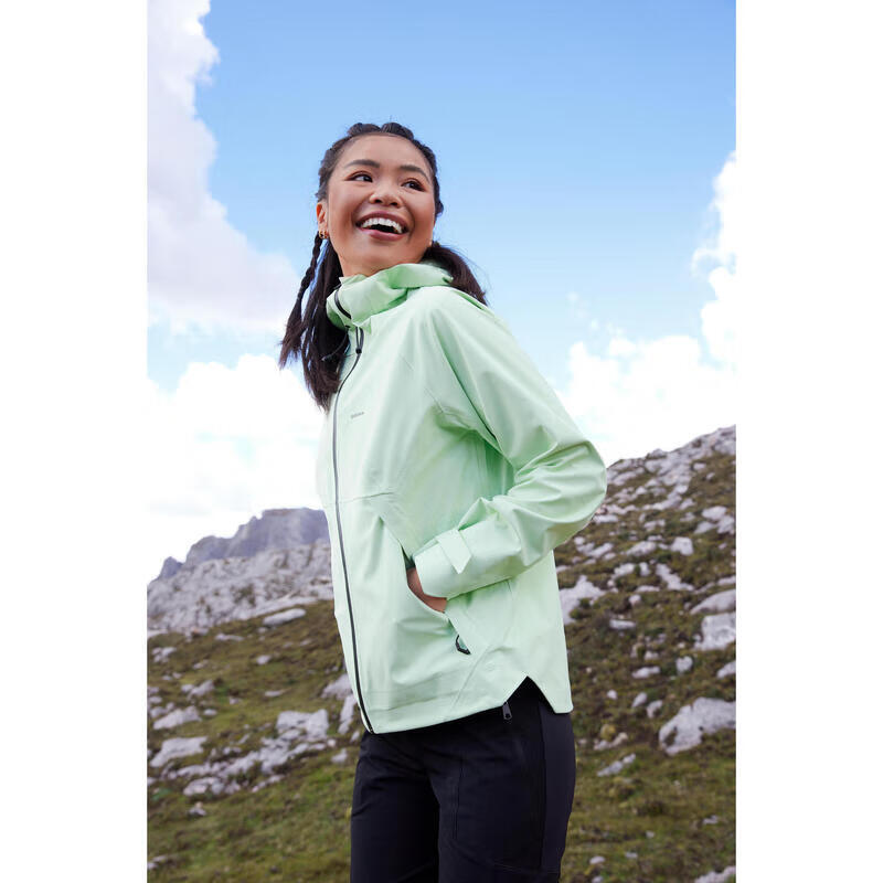 DECATHLON New Women's Hard Shell MH500 Asian Fit Outdoor Windproof Waterproof Mountaineering Jacket L-5451474 13