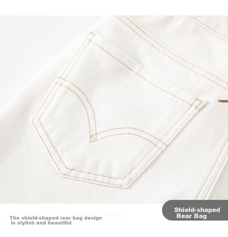 RAIN.CUN High-Waisted Casual Cigarette Pants for Women, 2024 Autumn And Winter Slim Straight-Leg Jeans, Ankle-Length Trousers for Petite Wome 8