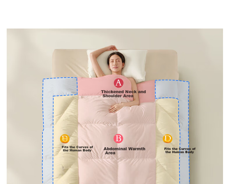 Interlagos Class A 90% White Goose down Comforter, Imported from Japan, Air Conditioning Quilt, 320g, 220*240cm, White 23