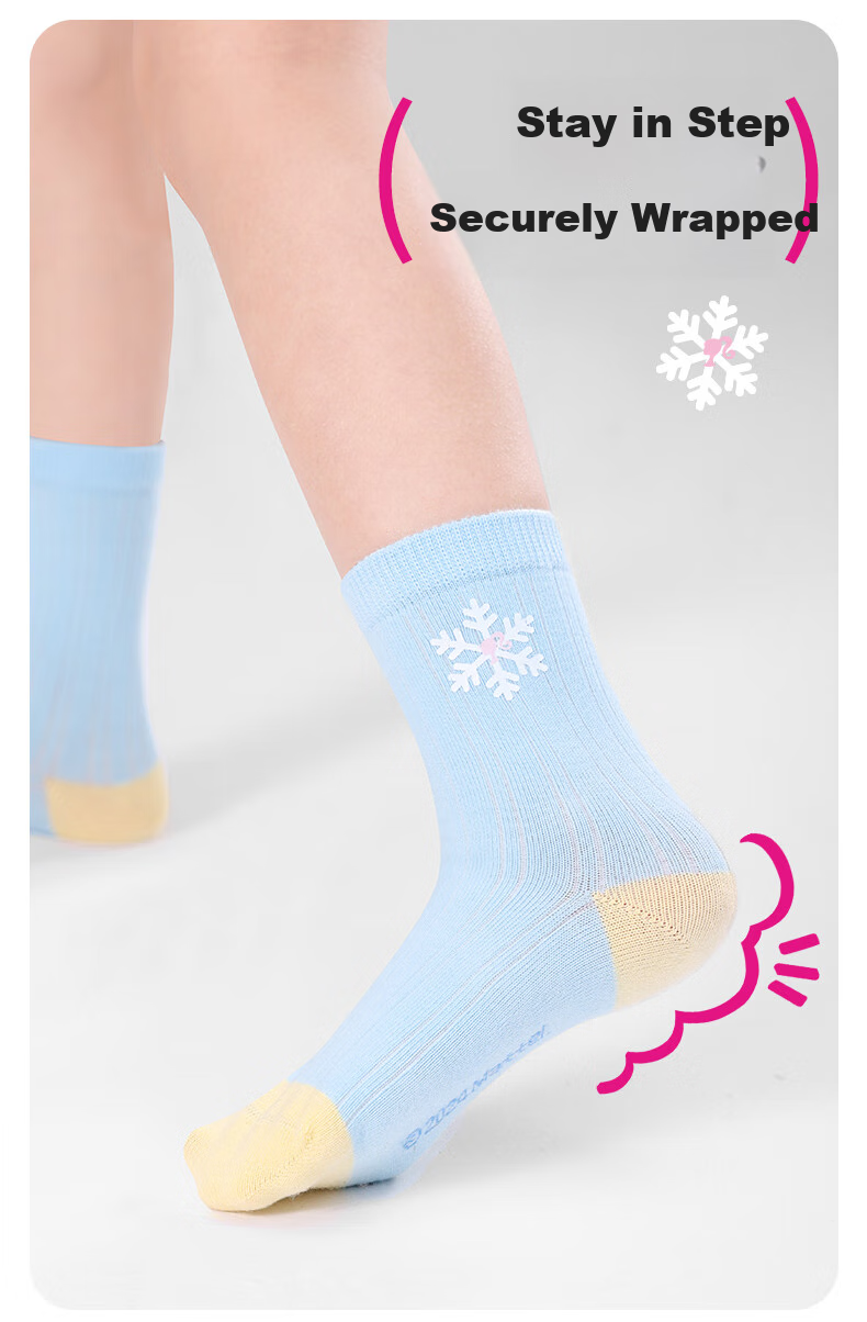 Barbie Children's Socks, Spring And Autumn Girls' Mid-Calf Socks, All-Season Mid to Big Kids' Autumn Short Socks, Cute Mid-Calf Socks, Seamless Cotton Socks 1