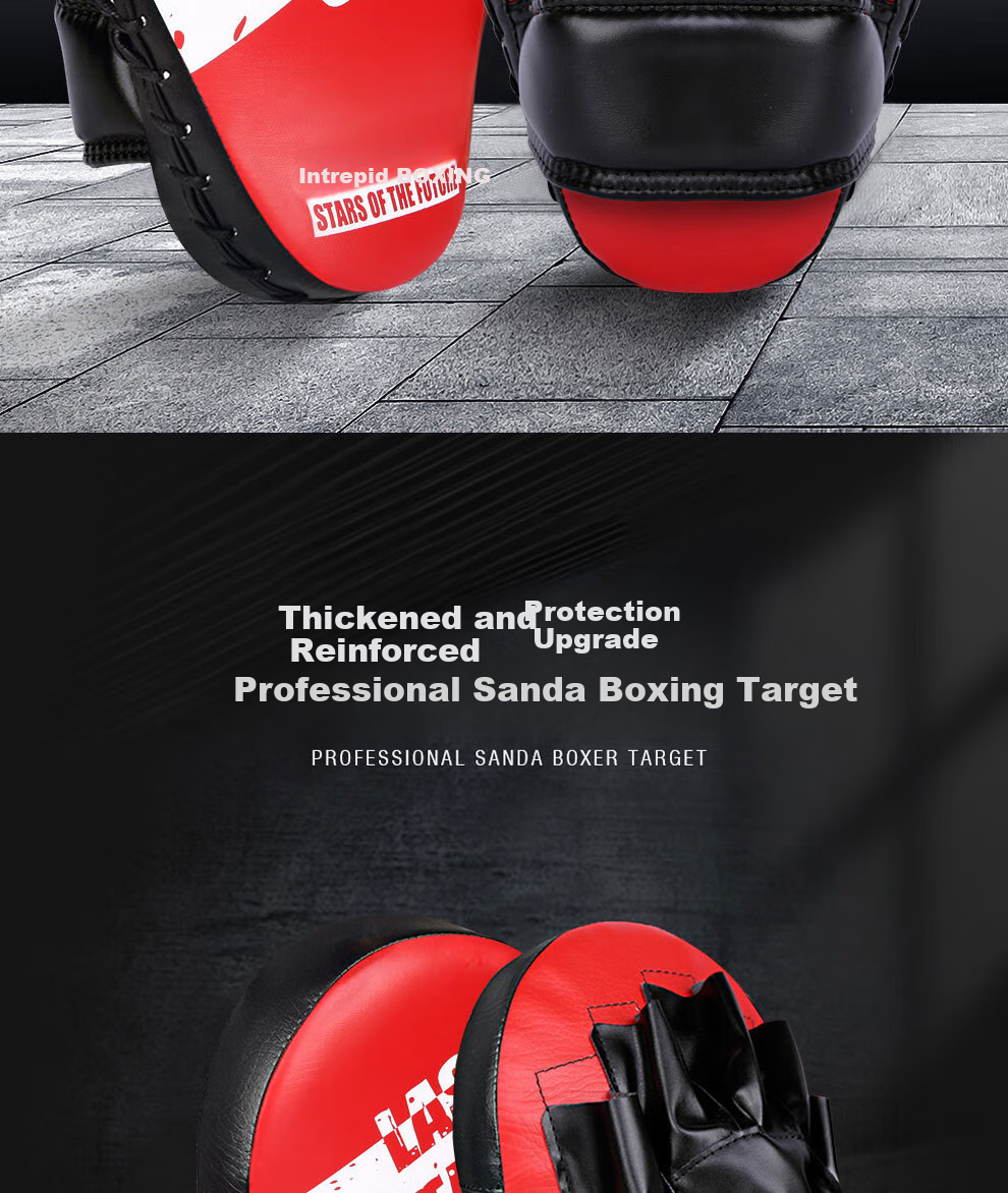 LASTSTAND Children's Boxing Gloves Set, Parent-Child Combination, Adult Women And Teenage Sanda Fighting Boxing Gloves, Foot Target Shield, Punching Target 15