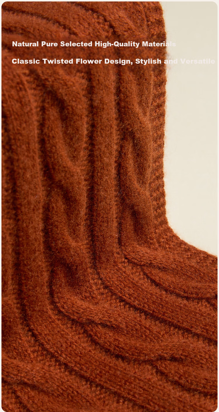 JIUMU Cashmere Scarf for Women, Autumn And Winter Wool Warm Neck Warmer, Gift Box Set for National Day Birthday Present 6