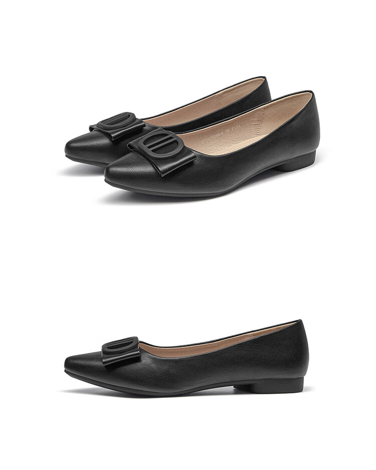 Dusto Pointed Toe Low-Cut Women's Flats, 2026 New Spring Style, Low Heel Flat Shoes, Loafers, Soft Sole, Commuter Women's Shoes 13