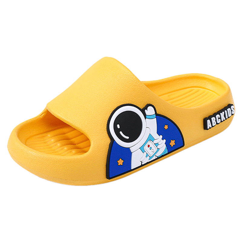 ABC KIDS Children's Sandals, Boys Indoor Bath Slippers, Baby Home Slides, Girls Space Slide Sandals, 8508 Yellow, Size 24-25