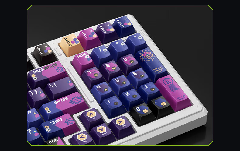 Ikbc Wireless Mechanical Keyboard with Wired Bluetooth Triple-Mode RGB Customizable Gaming High-End Aesthetic Office Computer Keyboard Sold by JD Gasket 5-Layer Padded 12