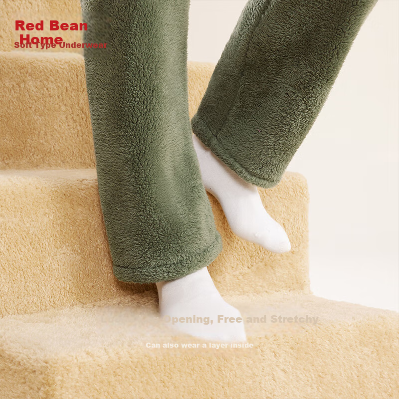 Мужская пижама Hodohome, утепленная, с подкладкой из флиса, для осени и зимы, можно носить на улице, теплая домашняя одежда, цвет морской волны, размер 2XL