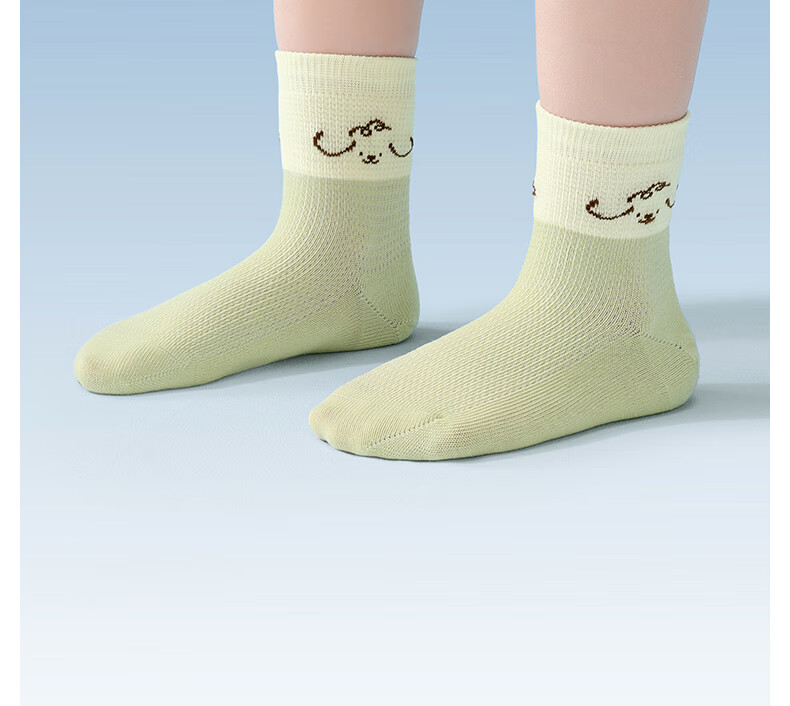 Betis Baby Socks 1-3 Years Spring Summer Thin Breathable Mid-Calf Socks for Boys and Girls 4