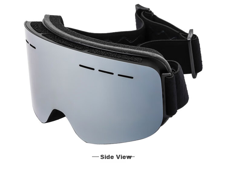 Angelamiao Polarized Double-Layer Anti-Fog Snow Goggles, Frameless, Suitable for Myopia, Windproof, Sandproof, Breathable, Outdoor Hiking, Skiing And Snowboarding Protective Eyewear 16