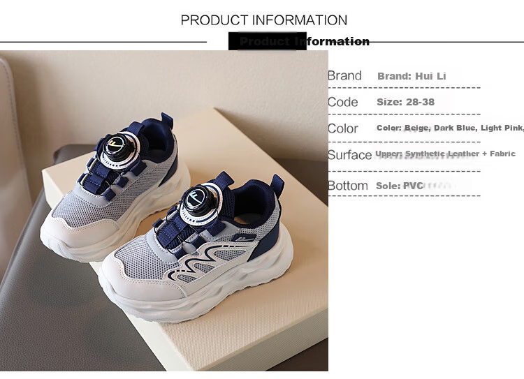 Warrior Children's Shoes Boys Girls Running Shoes with Rotary Buckle Lightweight Sneakers WZ(CL)-0887 Light Pink Pink Gray 36 2