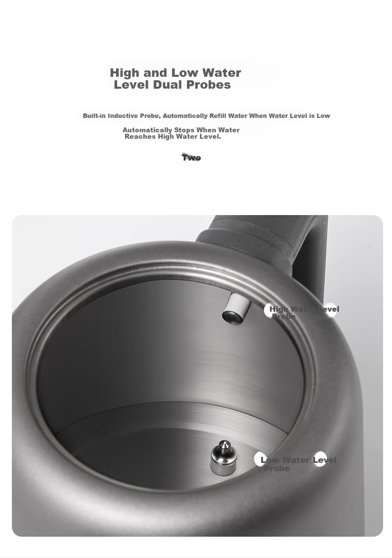 FUNORK Pure Titanium Fully Automatic Electric Kettle with Water Inlet, Tea Table Kettle, Specialized All-In Tea Table And Coffee Table for Brewing Tea, Electric Tea Stove RY-D4 5