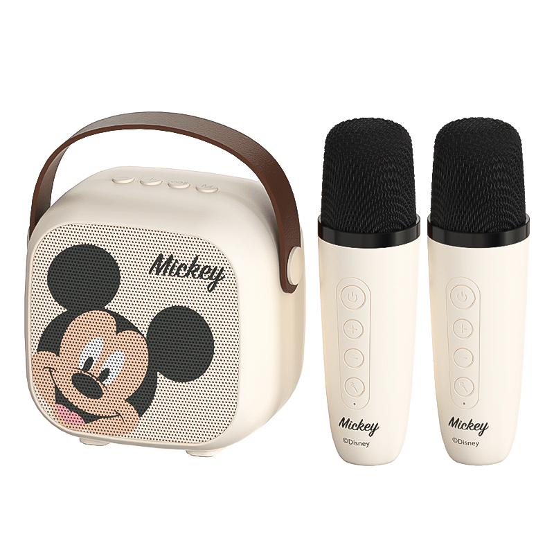 Disney Children's Microphone Karaoke All-In Machine, Mid-Autumn Festival Gift, Wireless Bluetooth Speaker, Xiaodu Smart Voice Assistant, for Students Singing, Boys And Girls Birthday, MK01 Mickey Mouse