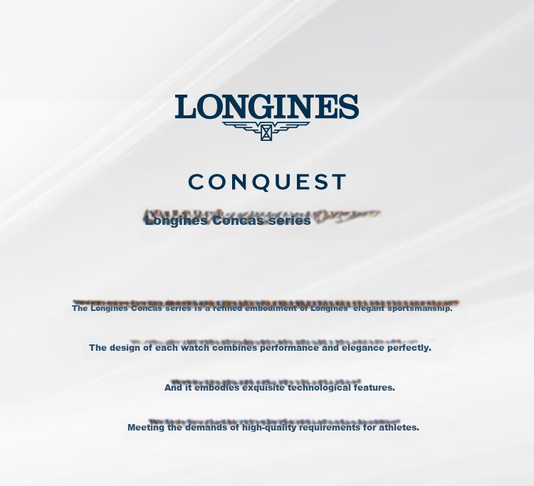 LONGINES Swiss Watch, Conquest Series Dynamic Men's Steel Strap Mechanical Watch L38304026 2
