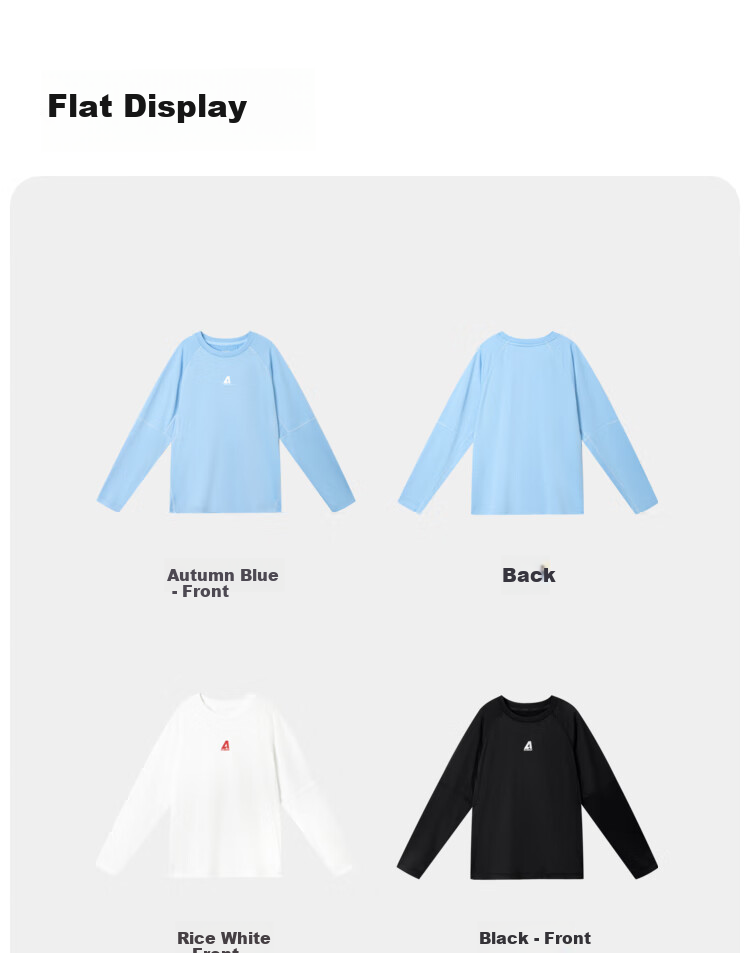 Annil Children's Clothing, Boys And Girls Long-Sleeve T-Shirt, 2024 Autumn New Style, Casual Solid Color, Moisture-Wicking And Breathable, Off-White, Size 170 11
